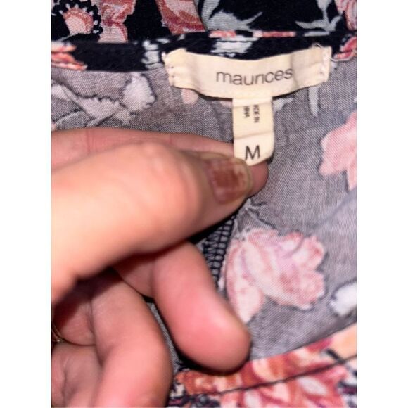 Maurices floral shift rayon dress size M - Picture 3 of 4